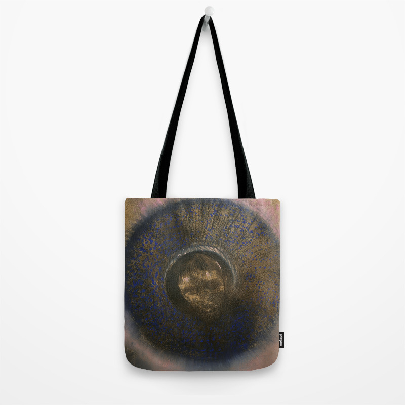 Symbolic Head Odilon Redon Art Tote Bag 