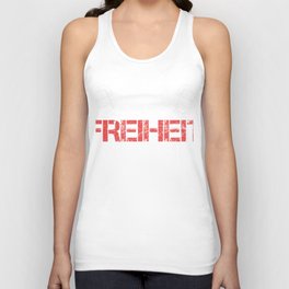 Freedom is made out of courage fighting fighter rights Unisex Tank Top