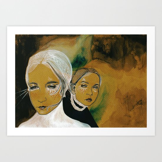 you and i and us (sen, ben, ve biz) Art Print
