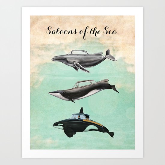 Saloons of the Sea Art Print