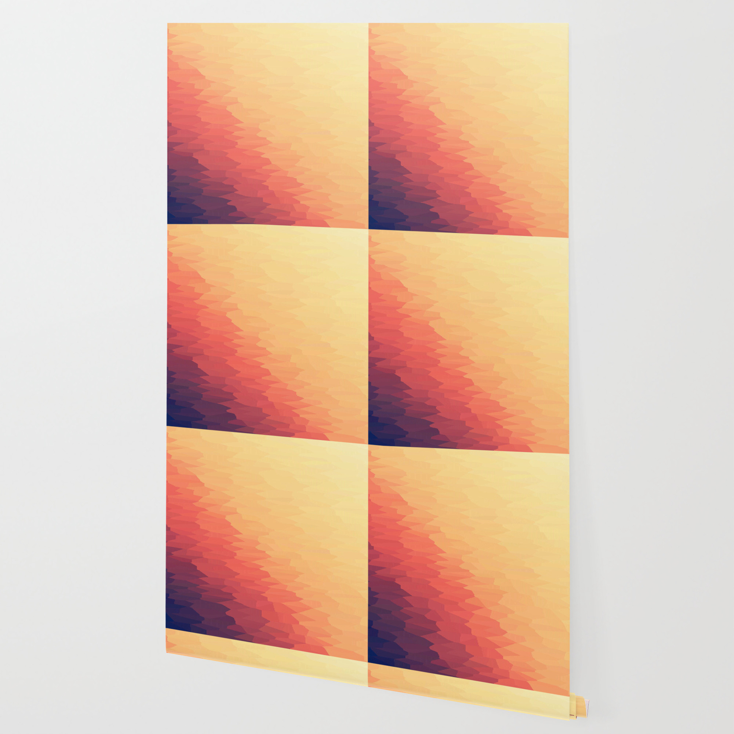 Orange Peach Ombre Wallpaper By Vintageby2sweet Society6
