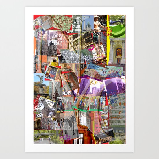 NYC PUZZLE Art Print