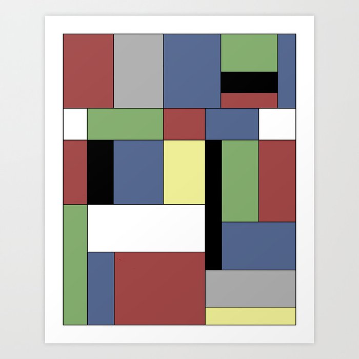 Mondrian #5 Art Print