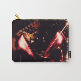 After the Set red high heels wine and music Carry-All Pouch