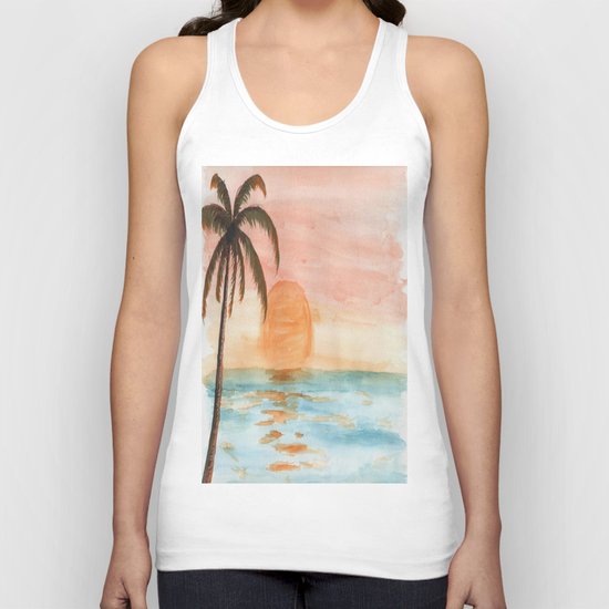 Sunset Unisex Tank Top
