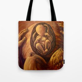 Birth of a Mother / Pregnancy Pregnant Baby Breast Pregnant Mom Blessingway Midwifery Midwife Doula Tote Bag