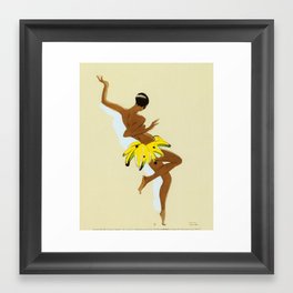 Josephine Baker dancing by Paul Colin  Framed Art Print