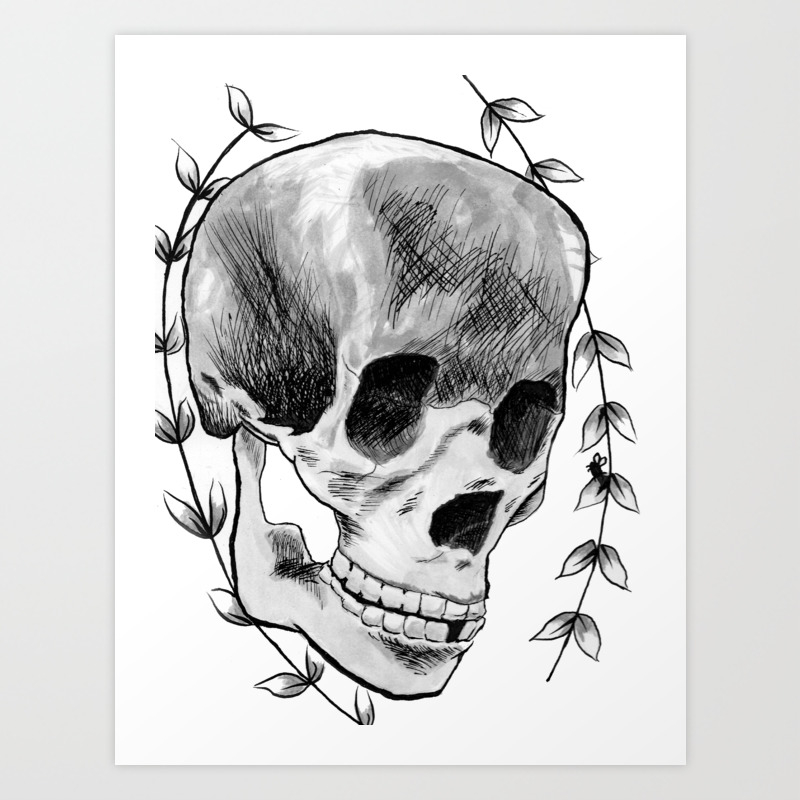 Memento Mori Art Print By Staffeworks Society6