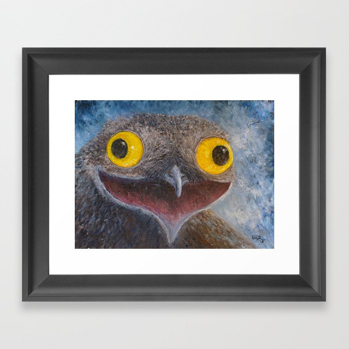 Common Potoo (Nyctibius griseus) Framed Art Print