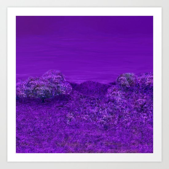 A Perpetual Lavender Twilight Art Print