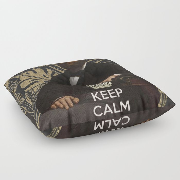 Keep Calm and Be a Gentleman Floor Pillow