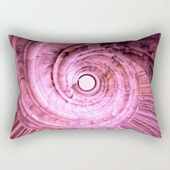 Sand stone spiral staircase Rectangular Pillow