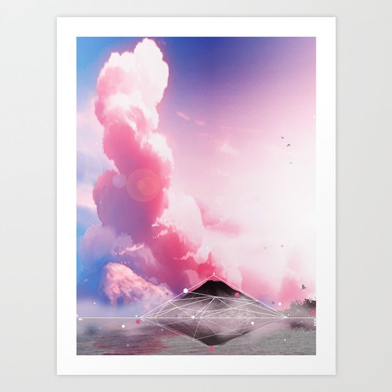COTTON CANDY Art Print