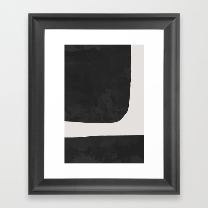 Modern Abstract Art Print | Home Decor Modern Set of 1 | 2/2 Framed Art Print