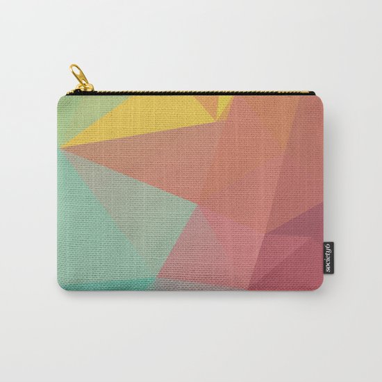Geometric X Carry-All Pouch