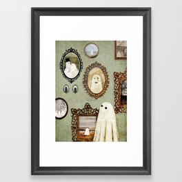 There's A Ghost in the Portrait Gallery Framed Art Print