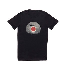 Forest Silence Vinyl T Shirt