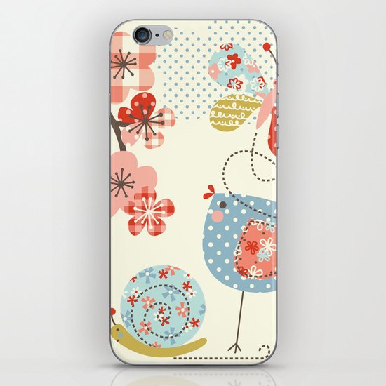 Spring Birdie iPhone & iPod Skin