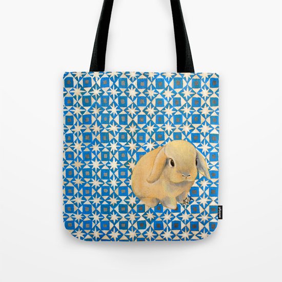 Charlie the Rabbit Tote Bag