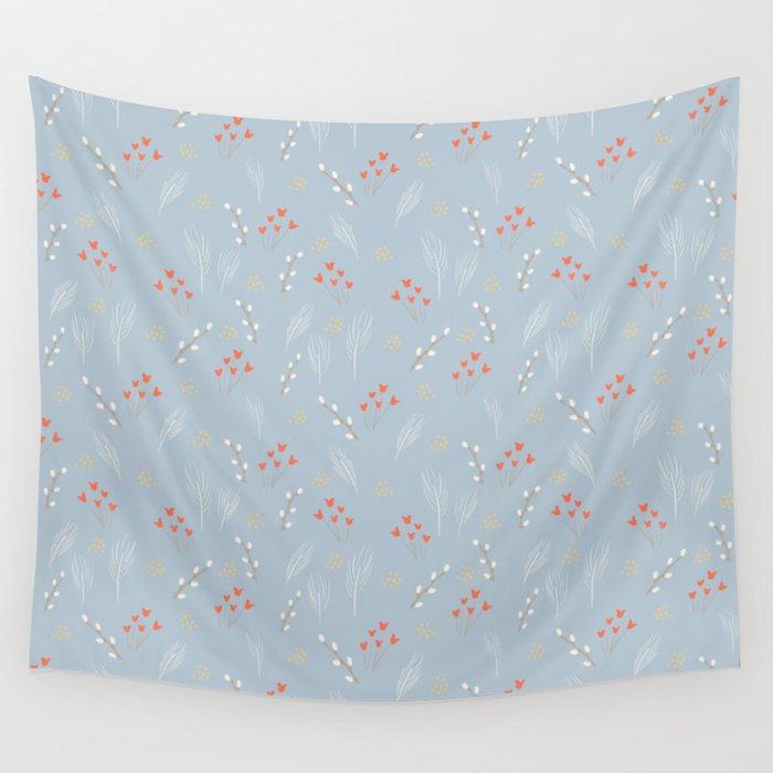 Signs of Spring Wall Tapestry