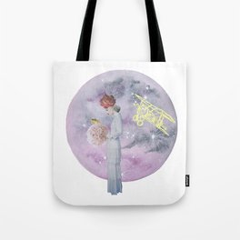 I love you from the moon and back Tote Bag