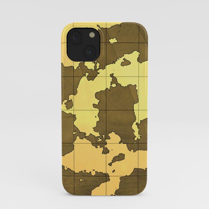 Old World Fictional Map iPhone Case