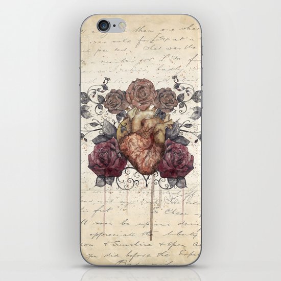 Flowers from my heart iPhone & iPod Skin