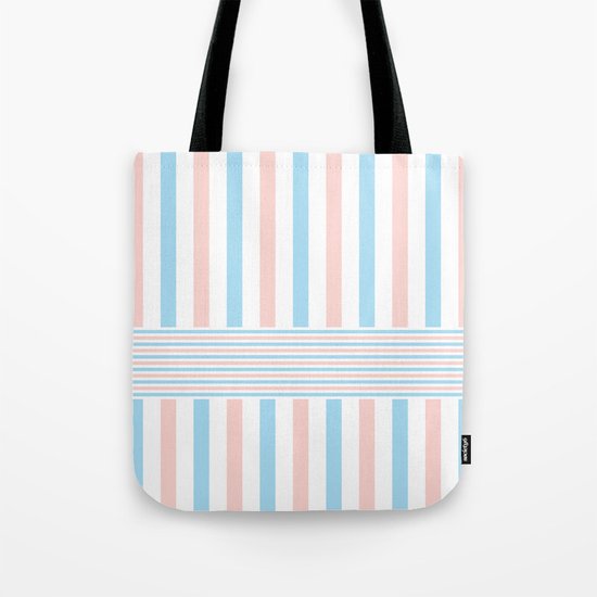 Blue, Pink & White 2 Tote Bag