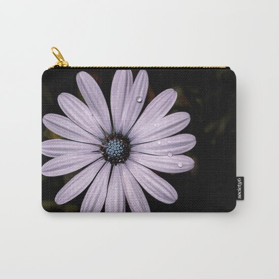 Daisy Mauve Carry-All Pouch