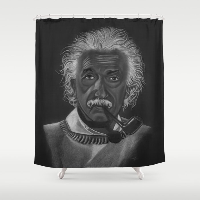 Einstein Shower Curtain