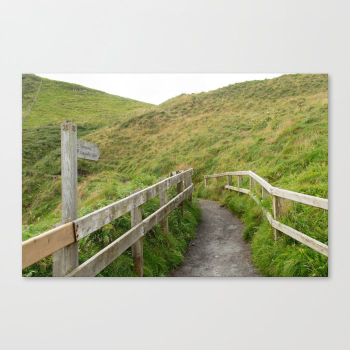 The Path to the Viewpoint Canvas Print