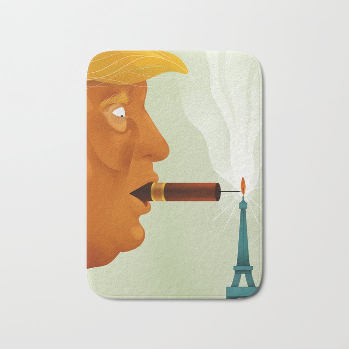 Paris Trumps Trump Bath Mat