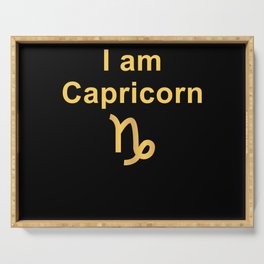 Capricorn Star Sign Gift Serving Tray