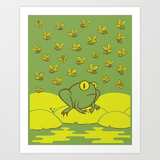Frog Pond Art Print