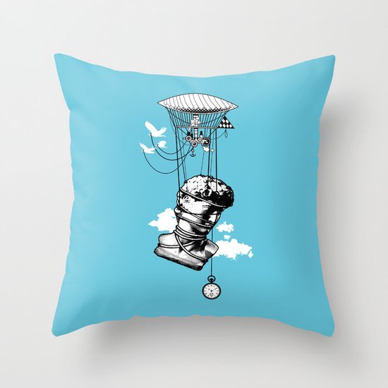 The Skies Are Full Of Strange Things Throw Pillow