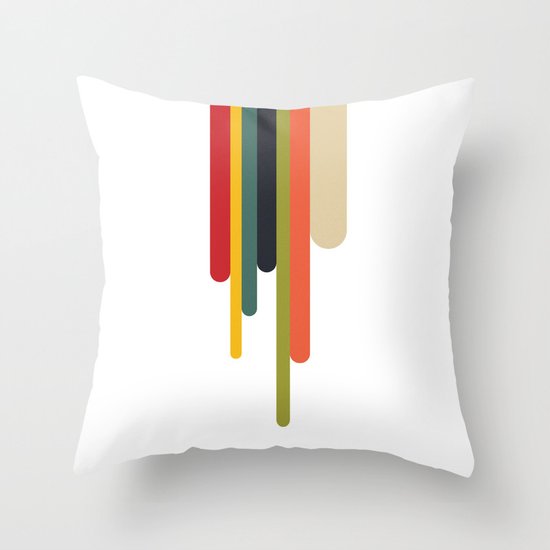 Trickle Throw Pillow