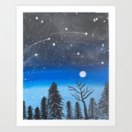 Midnight Moon Art Print