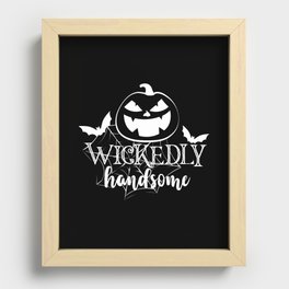 Wickedly Handsome Cool Halloween Recessed Framed Print