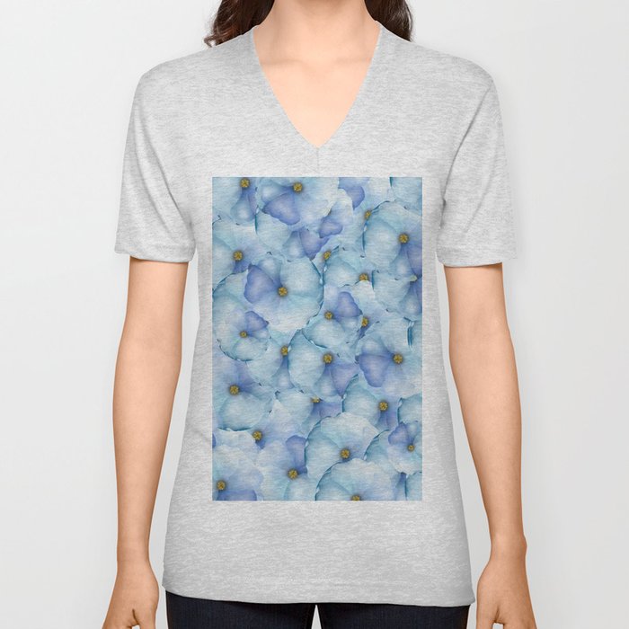 Flower Bed V Neck T Shirt