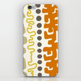 Abstract vintage colorful pattern collection 7 iPhone Skin