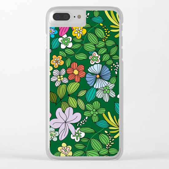 Flowers XIII Clear iPhone Case