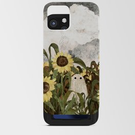 There's A Ghost in the Sunflower Field Again... iPhone Card Case