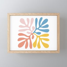 Splash of Colors - Matisse Cutouts - Papiers Decoupes Framed Mini Art Print