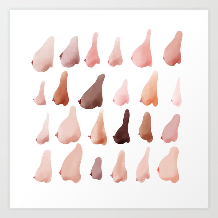 Tit Pride Art Print By Robotteeth Society6 Tit Pride Art Print By Robotteeth Society6
