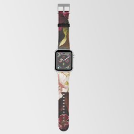 Vintage & Shabby Chic - Midnight Rose and Peony Garden Apple Watch Band