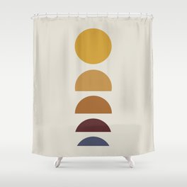 Minimal Sunrise / Sunset Shower Curtain