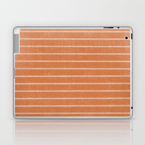 Classic Stripe (Teracotta) Laptop & iPad Skin