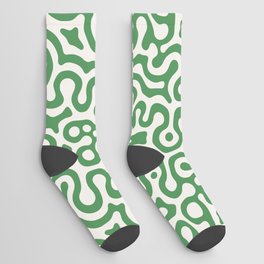 Liquid Green Khaki Socks