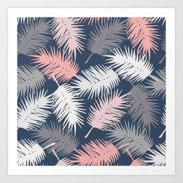Palm Leaves Feather Art Print
