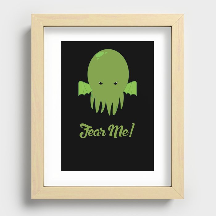 FEAR ME! Recessed Framed Print